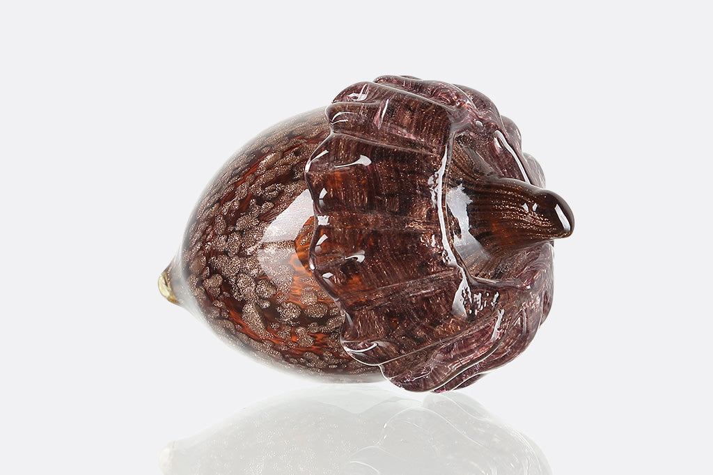 glass acorn decorative object