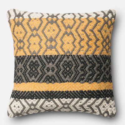 textured throw pillow