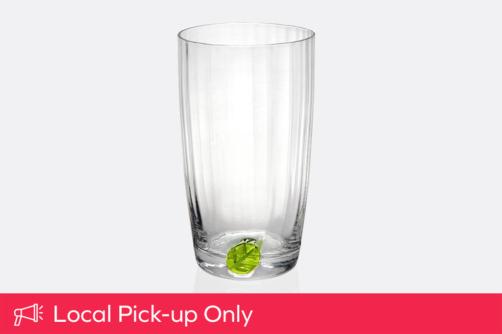Spring Leaf Tall Drinking Glass Set of 6