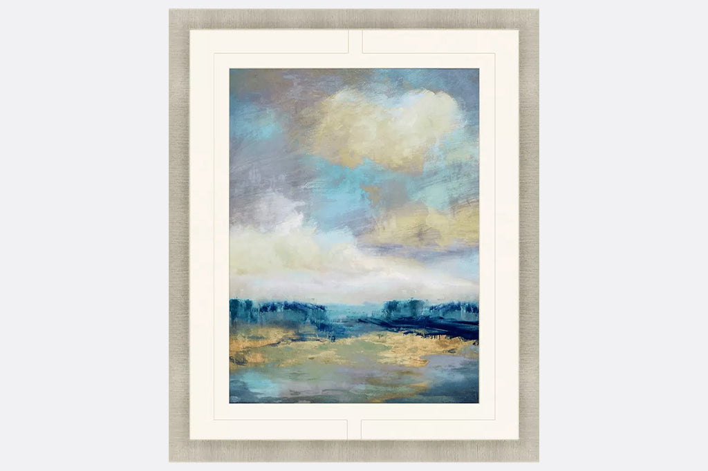 framed art of luscious hues simmer in an ocean of color