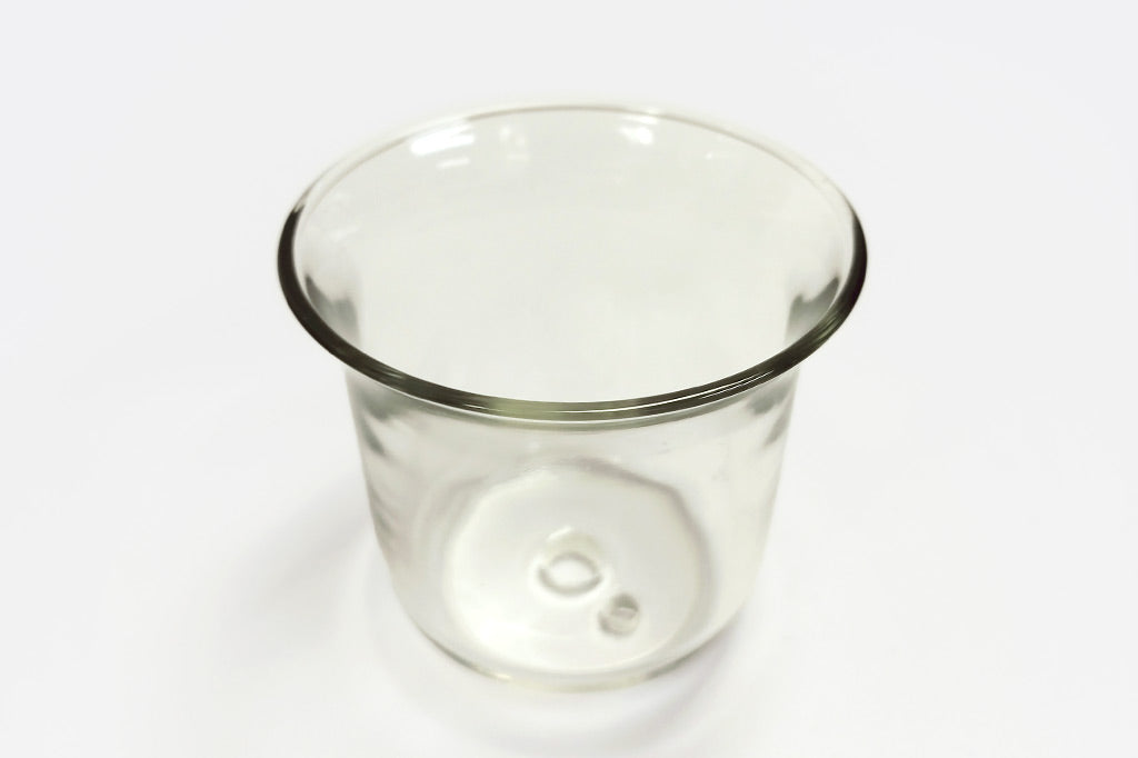 Replacement 3" votive cup with hole in bottom