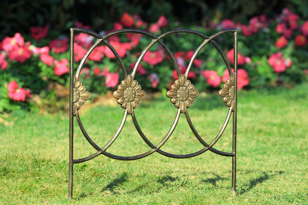 garden edging in garden