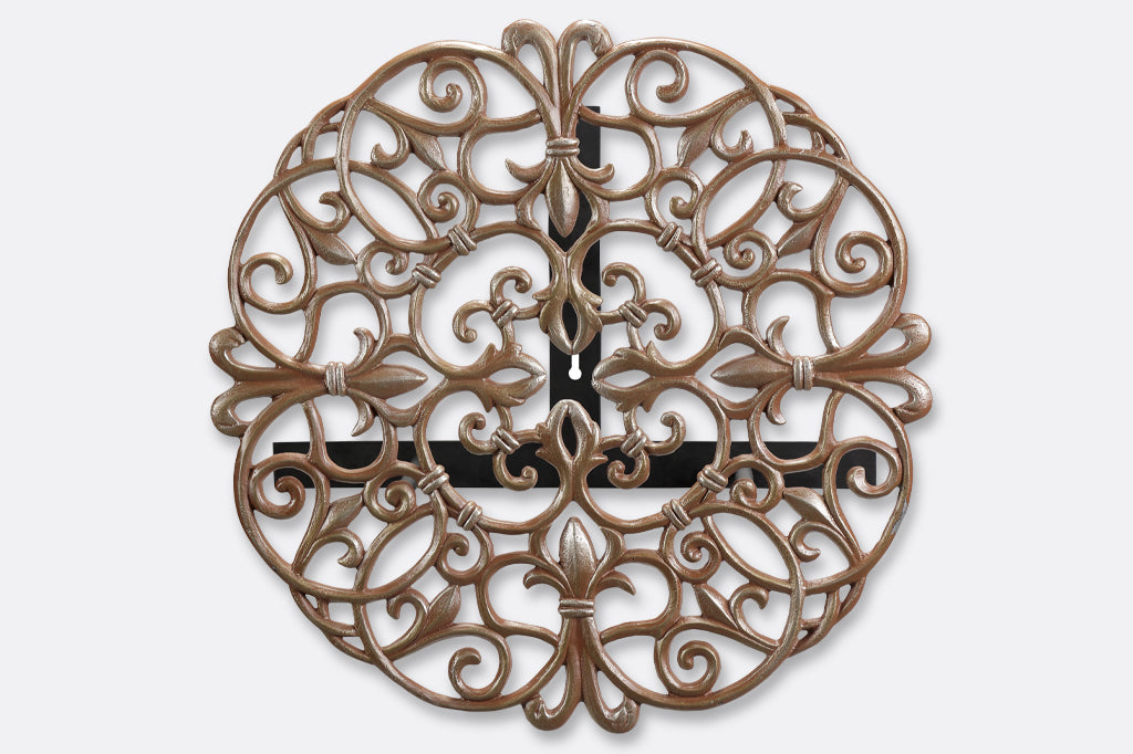 Metal rose gold tinted hose holder