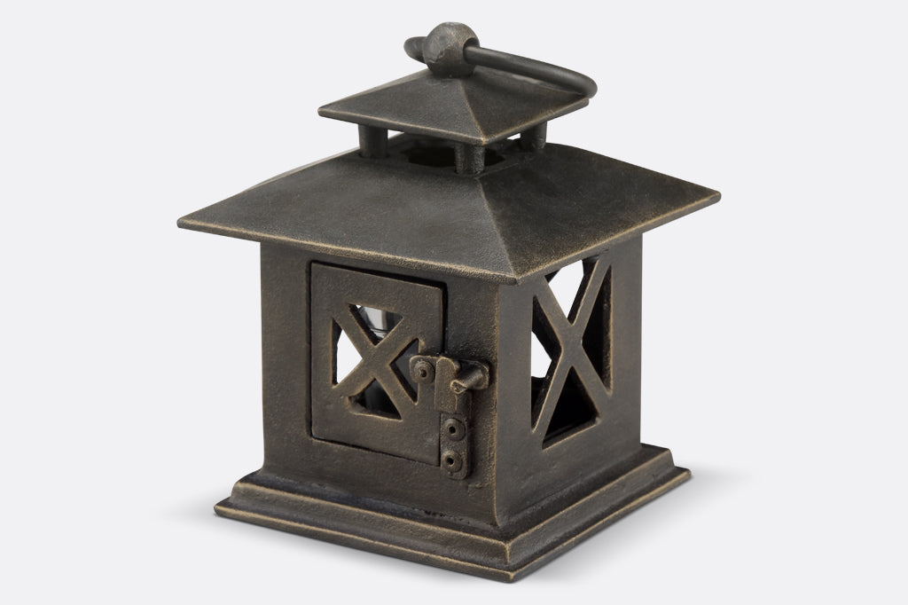 bronze cast metal lantern #color_bronze