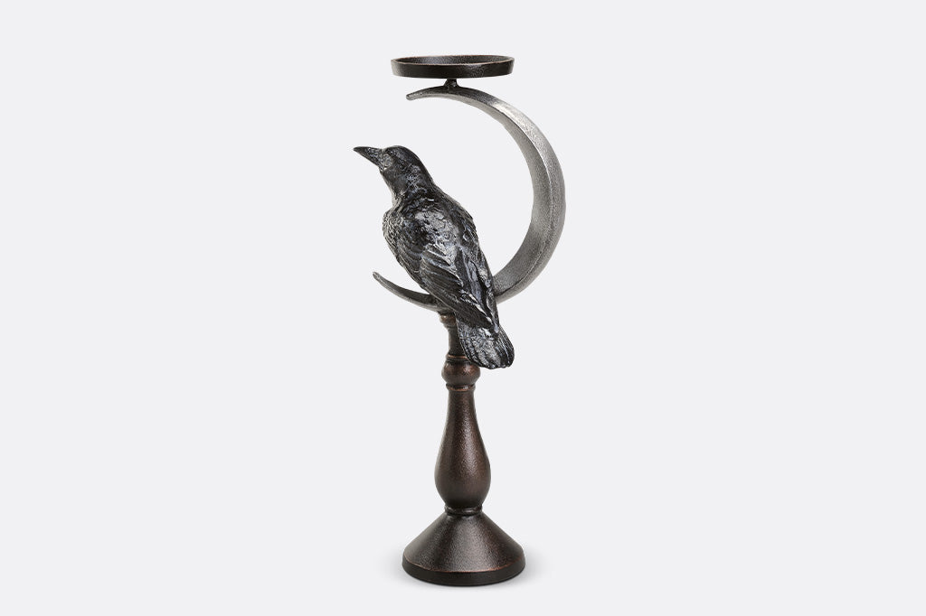 Raven's Watch Pillar Candleholder