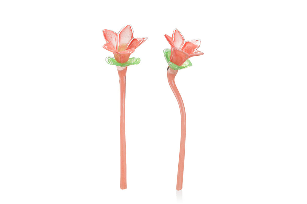VB83101 Red and Pink Flower, Set of 2