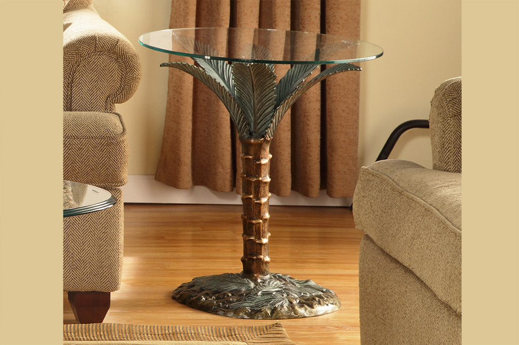 Palm Tree End Table