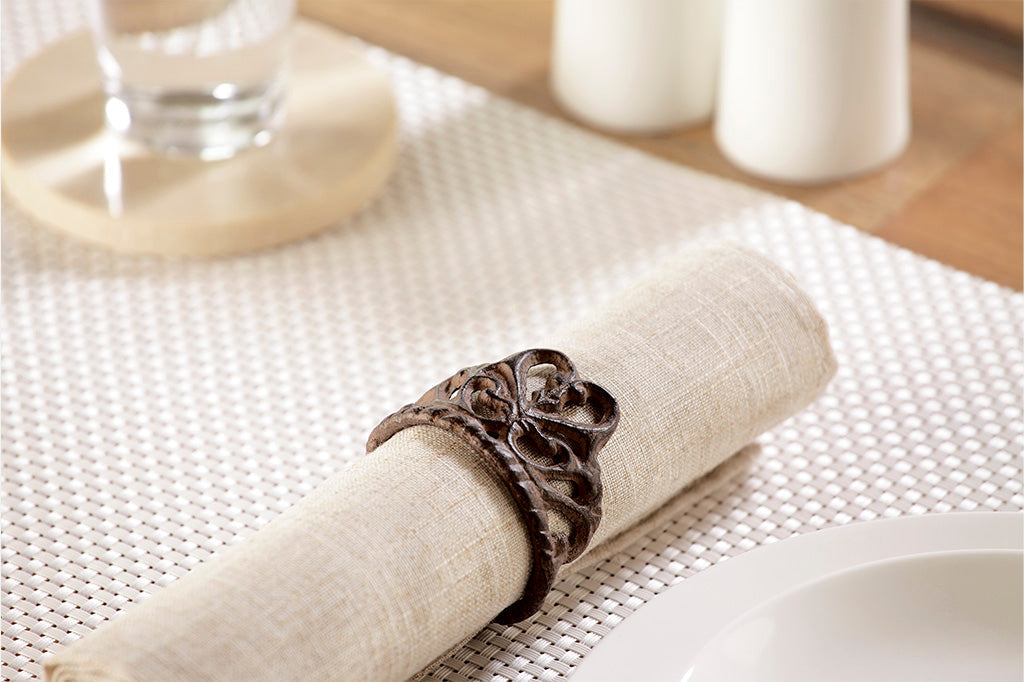 Cloth napkin clearance rings