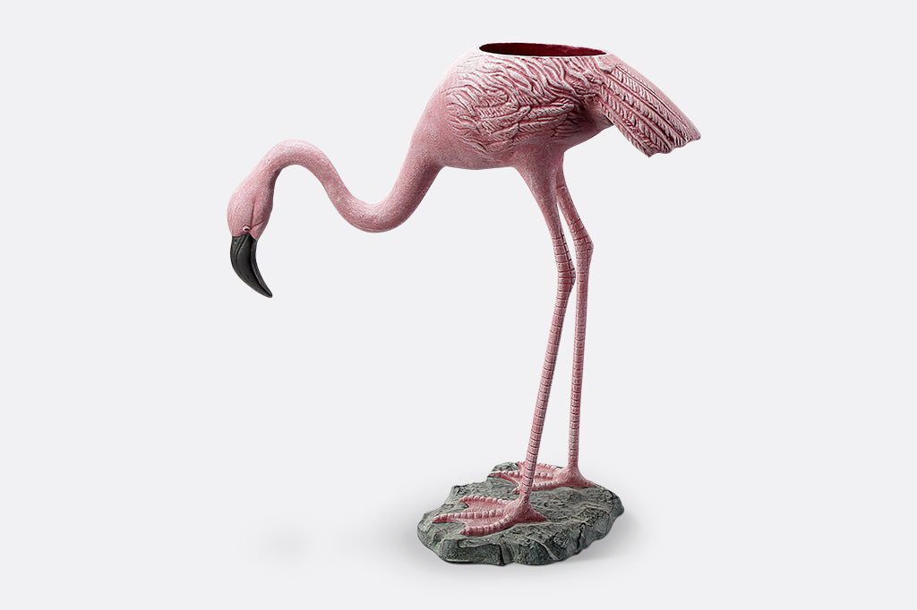 flamingo planter short