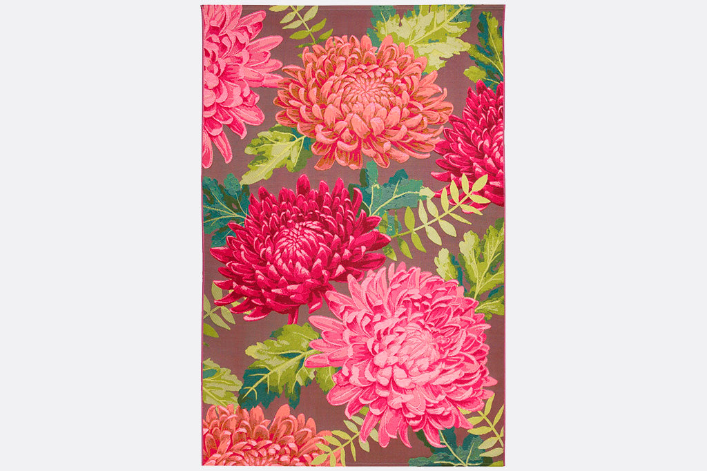 欢迎绽放室内/室外庄园门垫