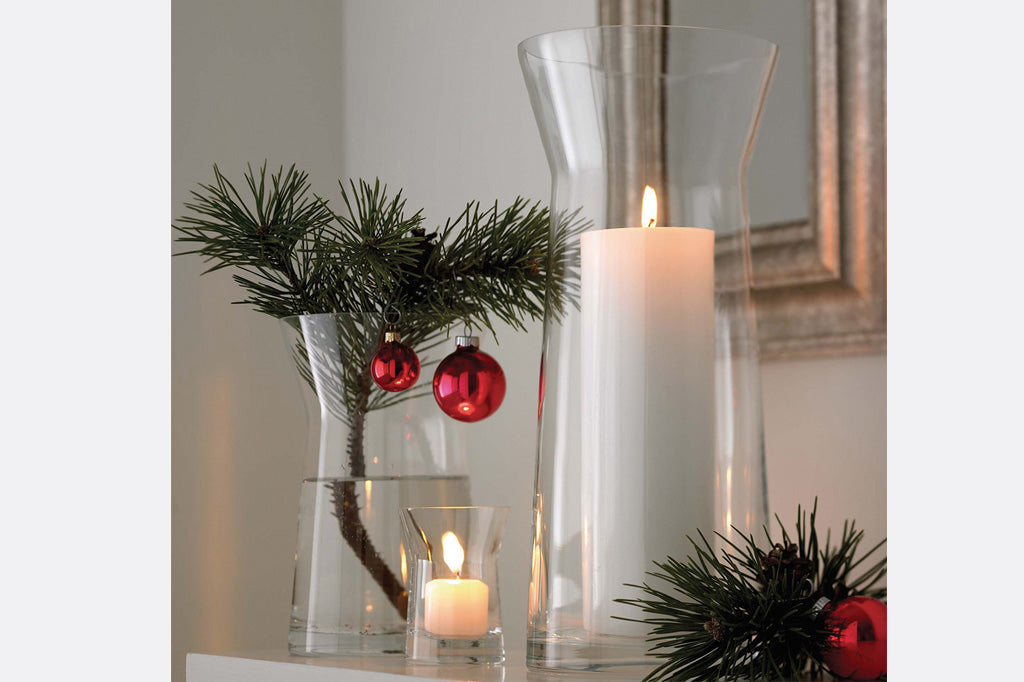 white pillar candle 3" by 9"inches