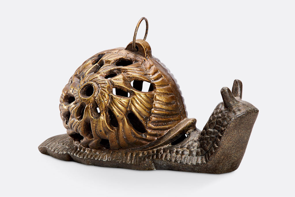 Garden Snail Lantern Silhouette