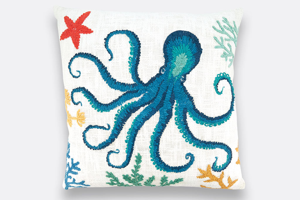 Octavius Embroidered Pillow