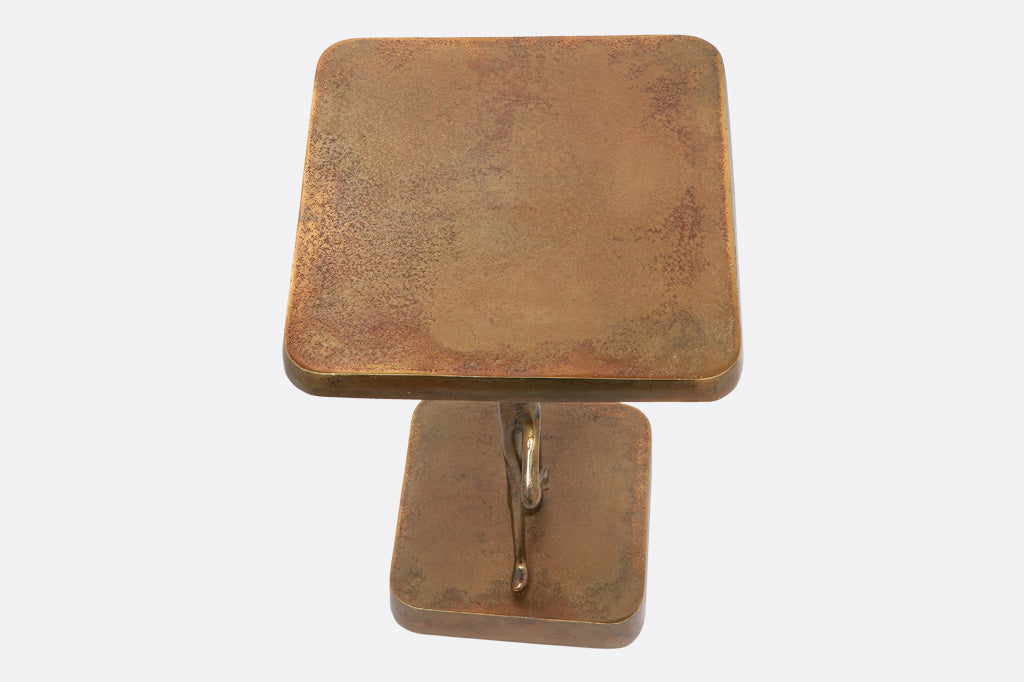 Top View of Lounging Man Table