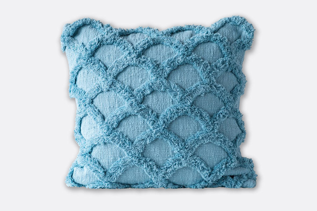 Almohada de mar festoneada