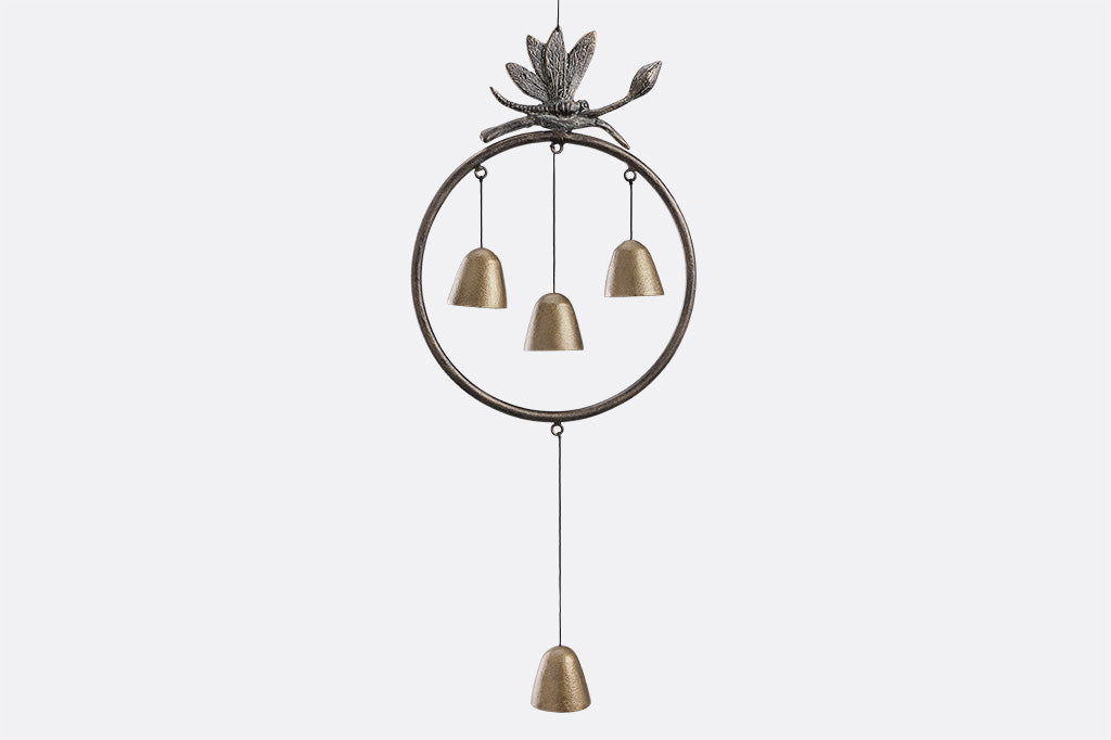 Encircled Wind Bells with Dragonfly
