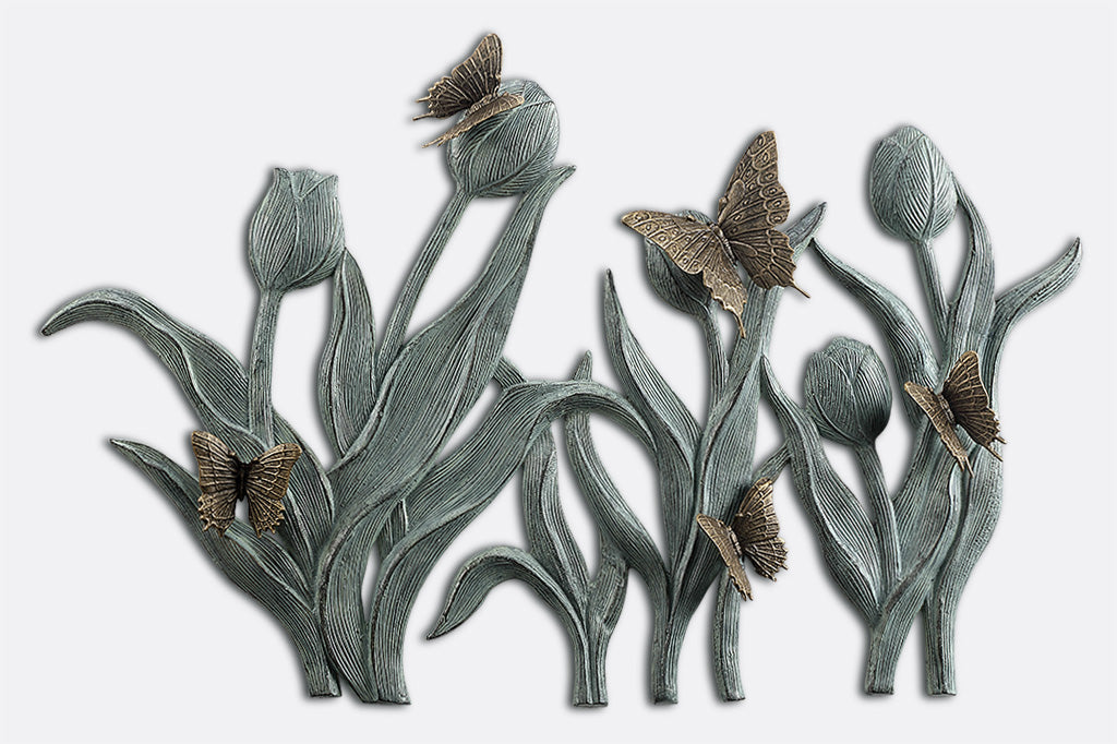 tulip wall sculpture