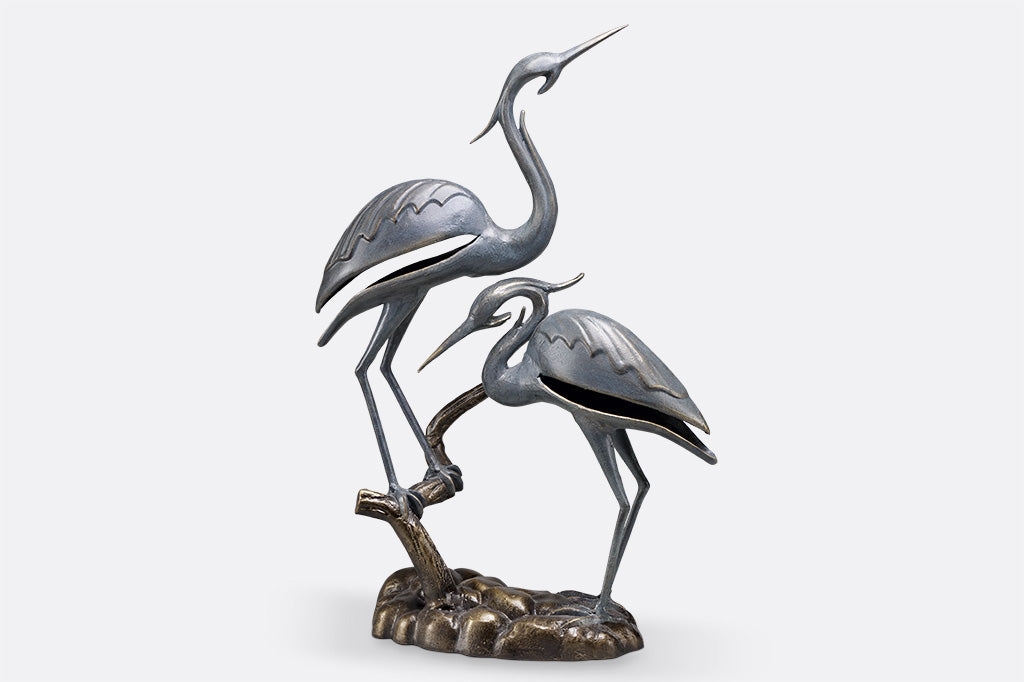 Modern Herons Sculpture