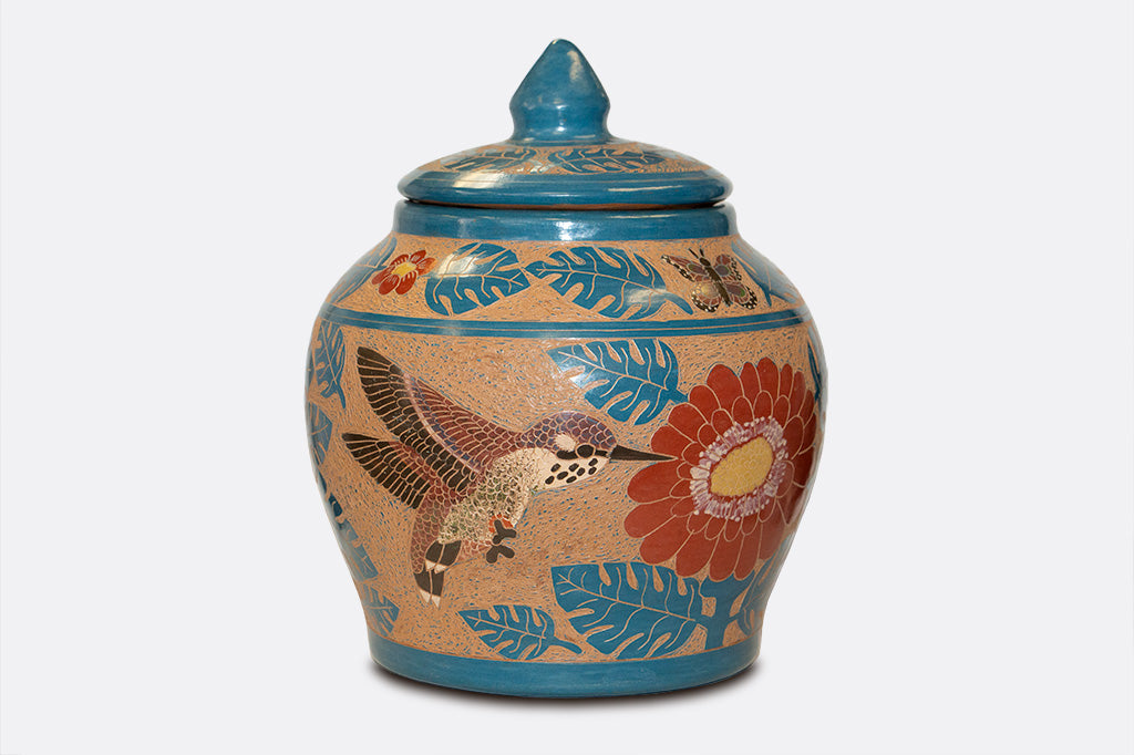 hummingbird art pottery fair trade art pottery
