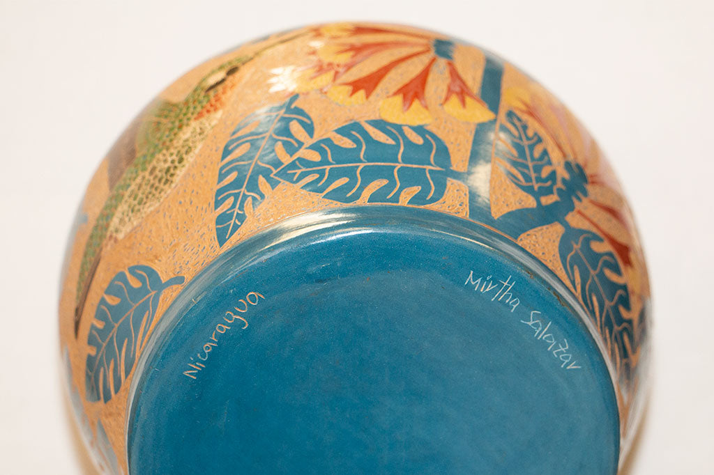 hummingbird art pottery fair trade art pottery
