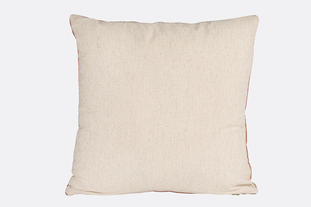 Back of pillow, white cotton 