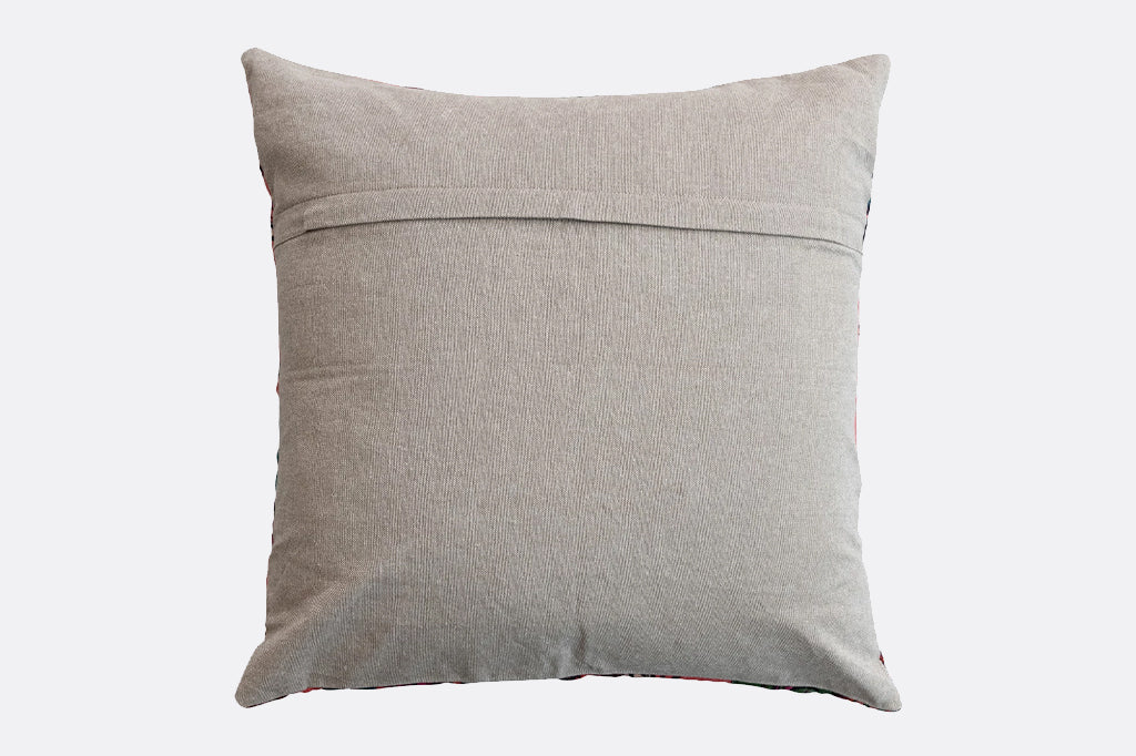 back of pillow , cream color with zipper 