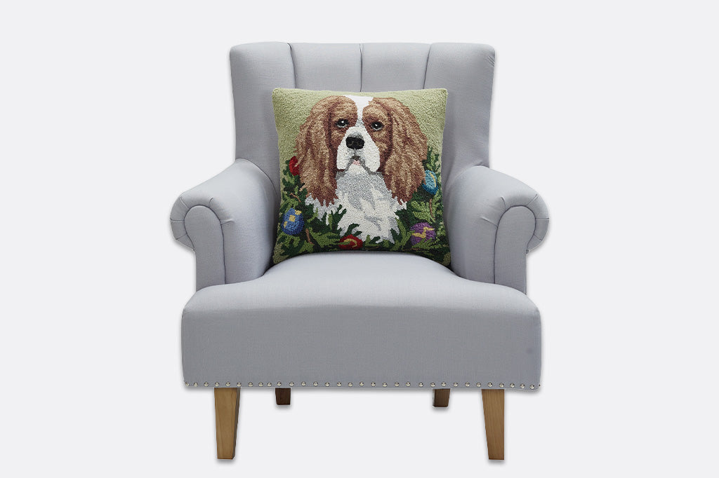 Cozy King Cav Hooked Pillow