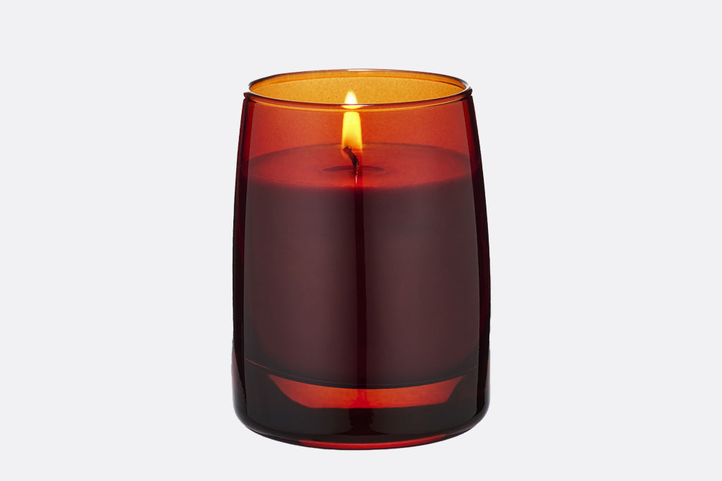 Gilded Citrus Glass Candle