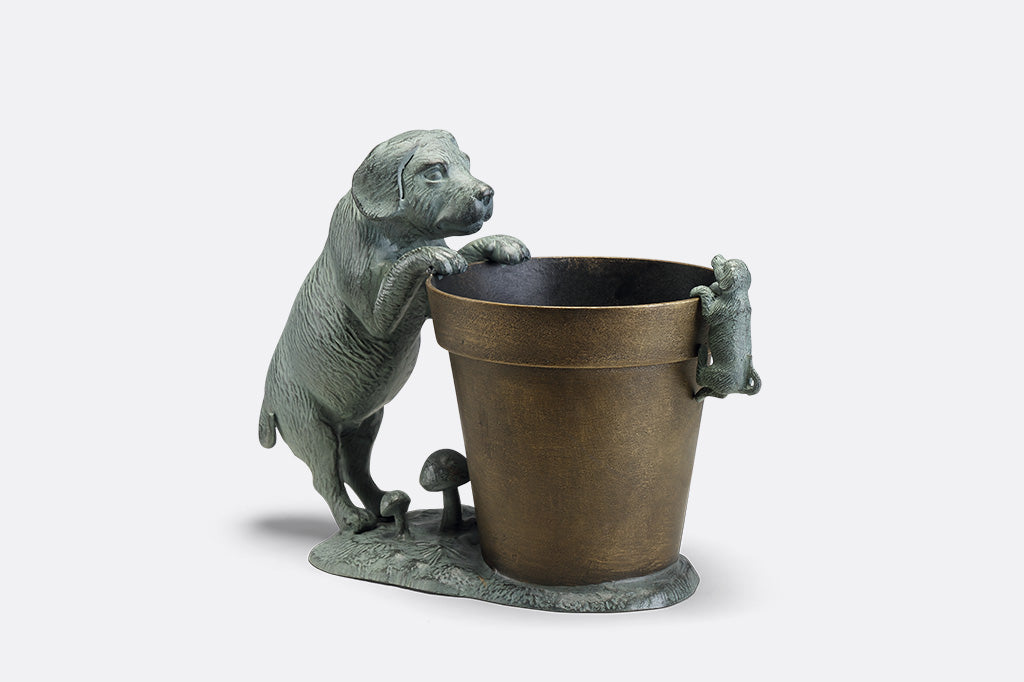 Peekaboo Puppy Planter