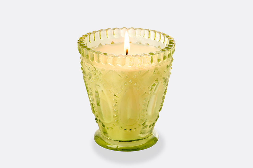 Verdant Meadow Glass Candle