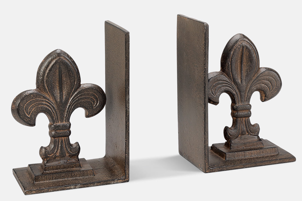 Fleur de Lys Bookends