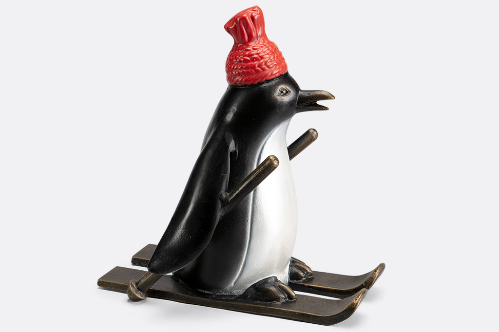 Piste Off Penguin Sculpture