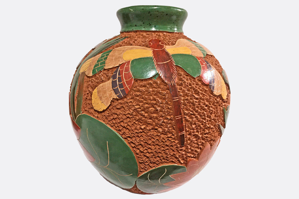 Dragonfly Petite Art Vase
