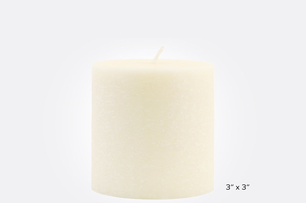 Root Candle 3 x 3" Pillar Candle, Ivory