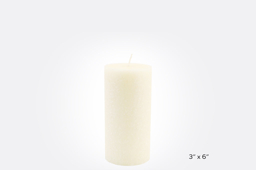 Root Candle 3 x 6" Pillar Candle, Ivory