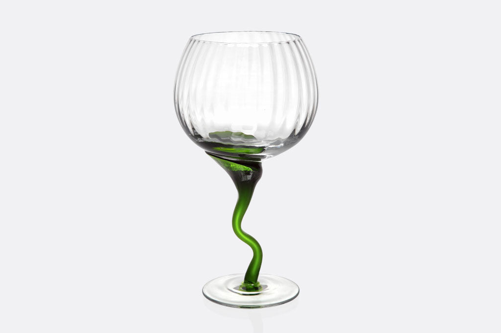 Spring Green Stem Red Wine Glass Set of 8