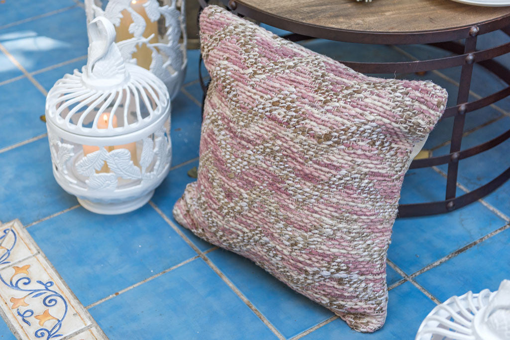 Barley and Blush Pillow