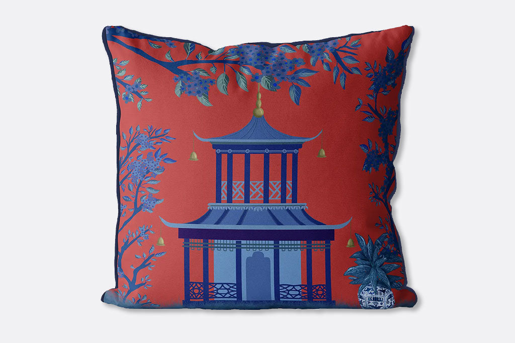 Ming Pagoda Pillow