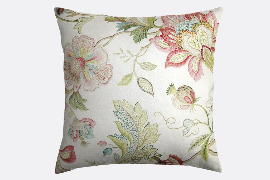 Jacobean Floral Pillow