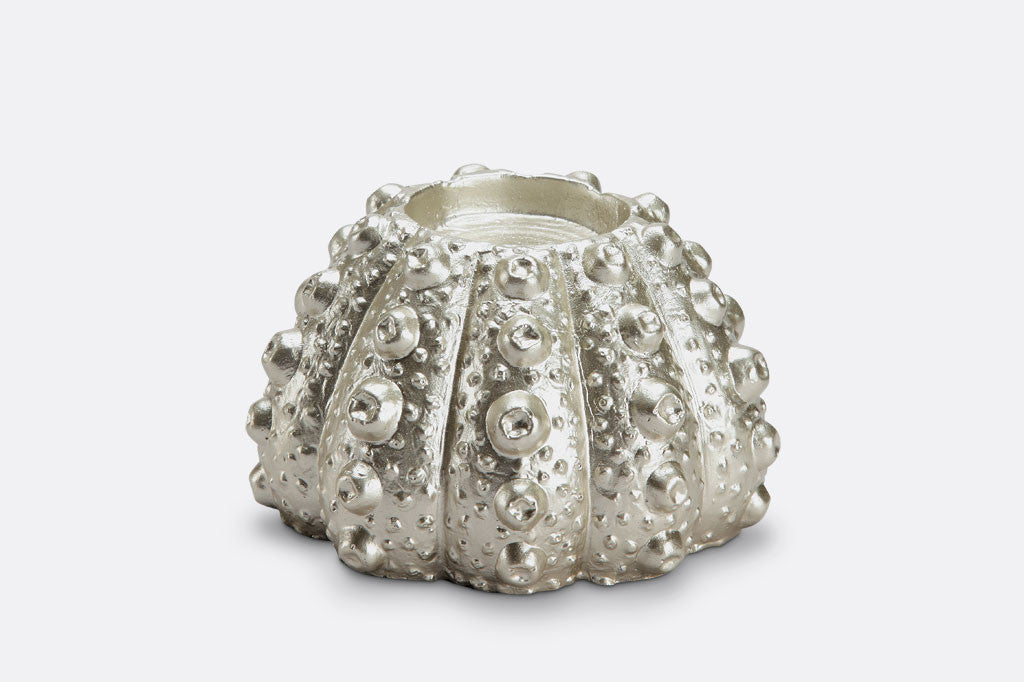 Silver Sea Urchin Candleholder