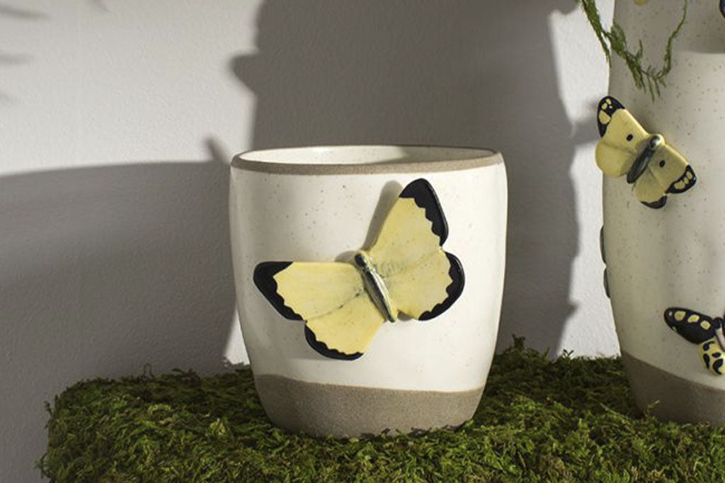 Yellow Mariposa 5" Pot