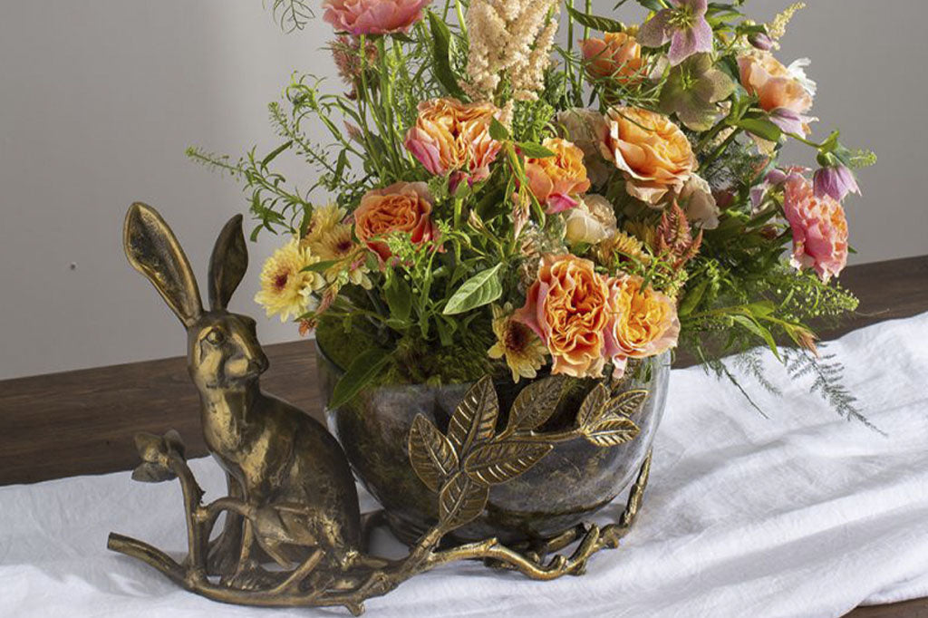 Bijou Bunny Bowl Centerpiece